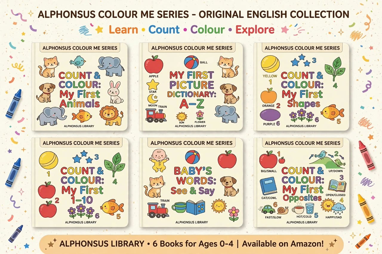 Children’s Colour Book – 6-in-1 Bundle | English Version - Image 3