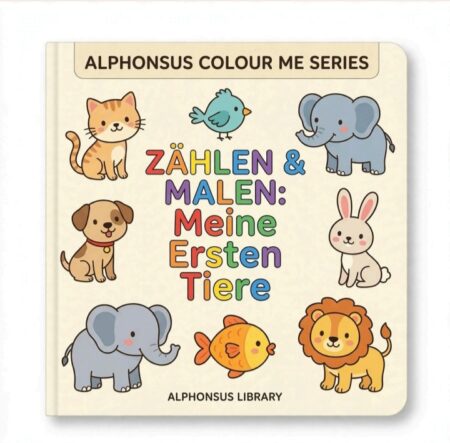 Meine ersten Tiere — Schau. Zähle. Male.